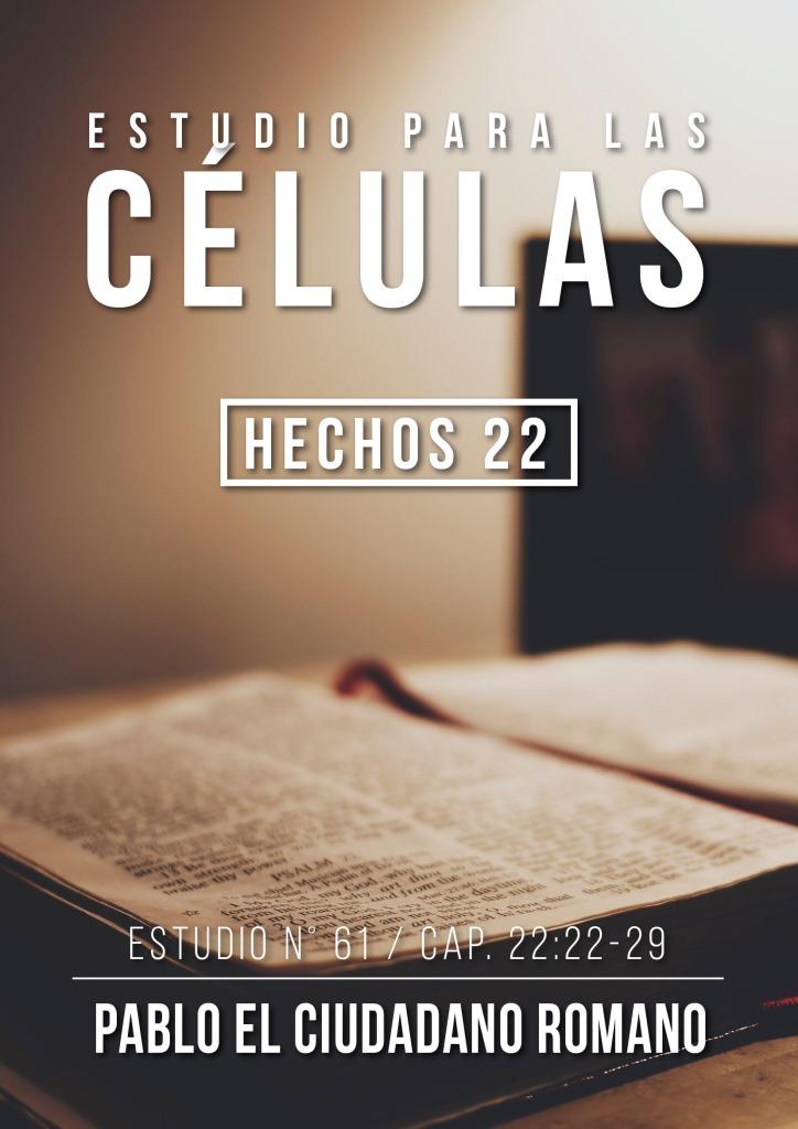 Estudio 61 Capítulo 22:22-29